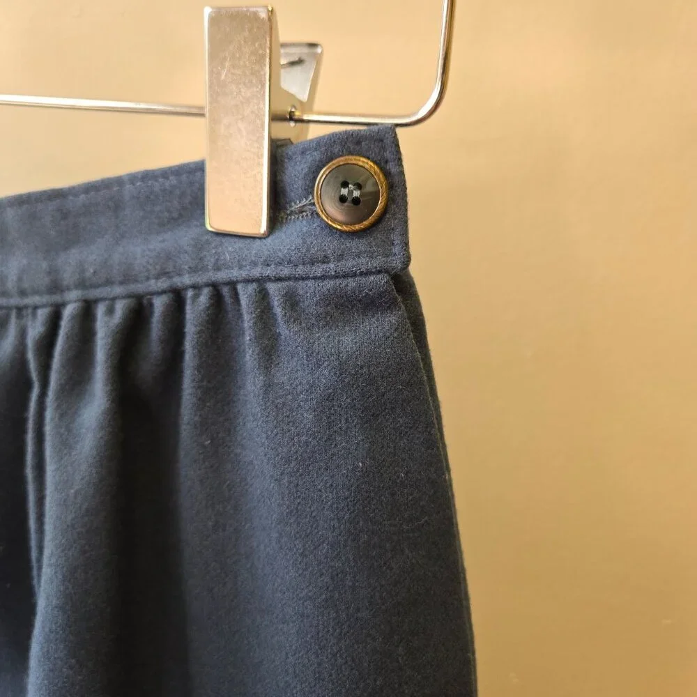 Pendleton Vintage Wool Academia Preppy Old‎ Money Midi Skirt Blue Size 6